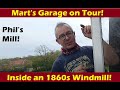 2230 Let's pay Phil a visit. He lives in a windmill! 1860s windmill tour!
