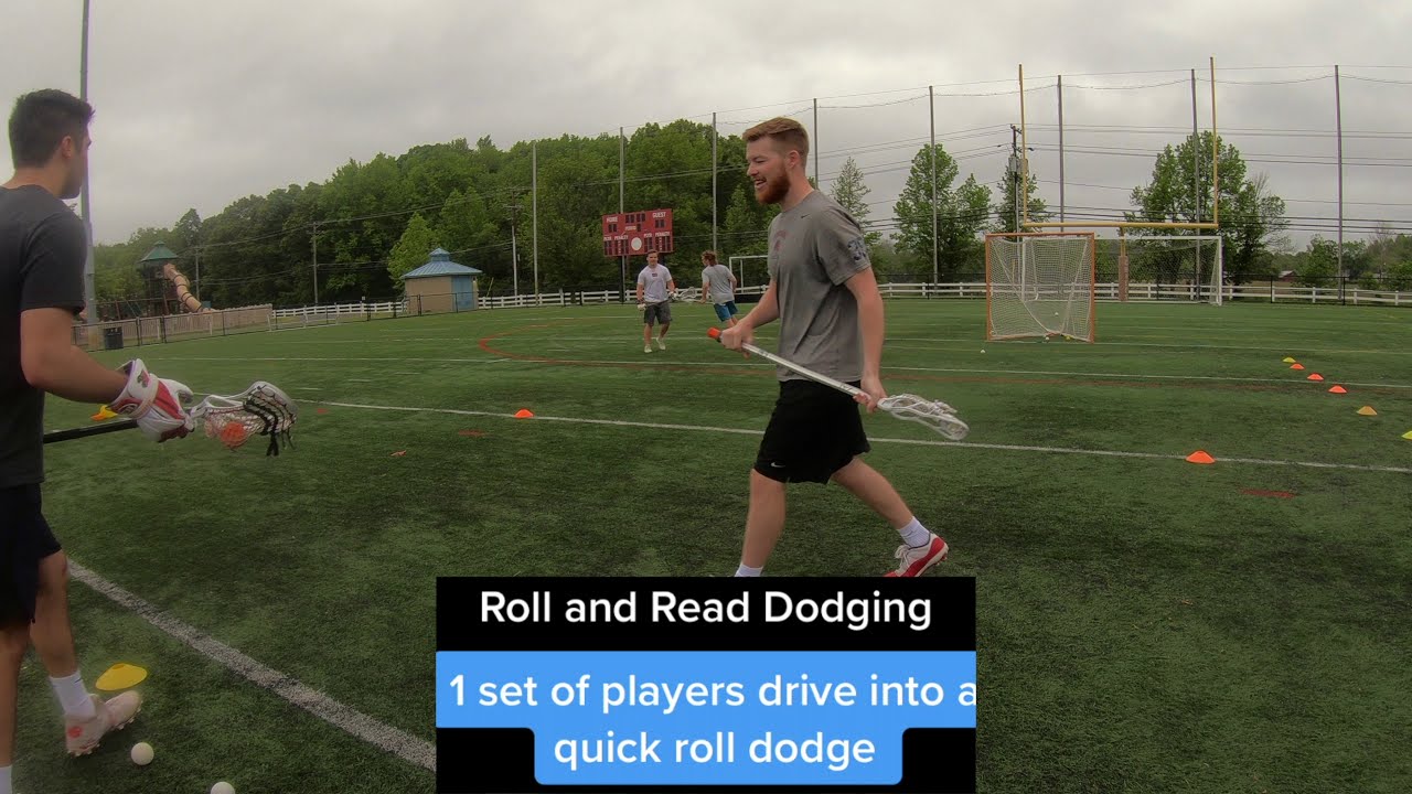 Roll and Read drill Team Lacrosse Drills Feeding/Shooting/Finishing