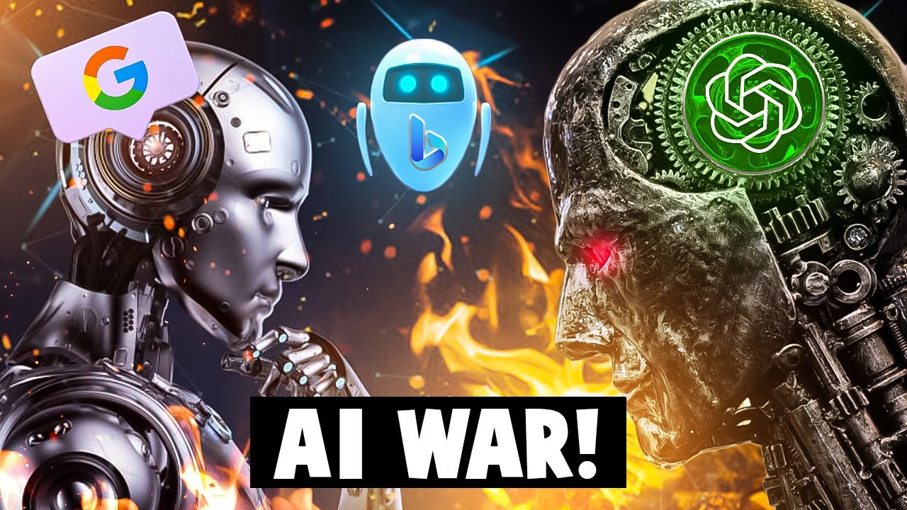 The AI Chatbot War! Google Vs Bing Vs Chatgpt - YouTube
