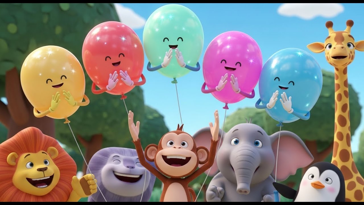 El Mono Que Llevaba Globos | Mejores Rimas Infantiles y Canciones para ...