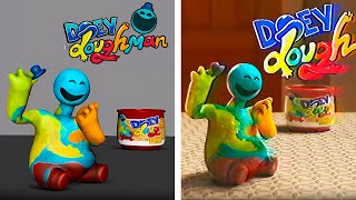 Poppy Playtime Chapter 4 - Doey The Doughman Gameplay Vs Behin The Scenes