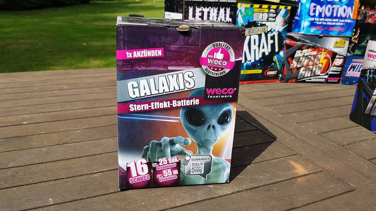 Weco Galaxis Batterie Test HyperFrames FULL HD 1080p@50FPS