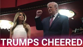 Donald & Melania Trump met with huge ovation during surprise attendance at Kennedy Centre Wealth