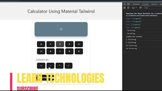 Calculator Using Material Tailwind And Its Installation | | Material Tailwind Using For UI React-Js