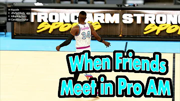 When You Face Your Friend | NBA 2K18 Pro AM | Spark's Glow Up