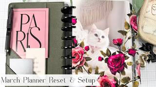 Half Letter Discbound Planner Reset and Monthly Setup | Jane's Agenda | March 2026
