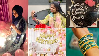 SUHAIRA Birthday Celebration with Family | Birthday Party ? Decorations | Birthday Vlog in Tamil