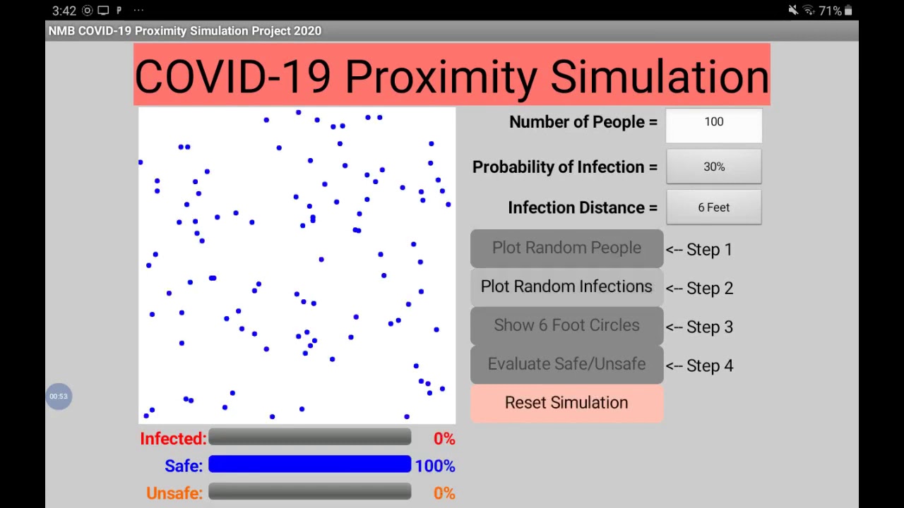 MIT App Inventor - COVID 19 Crowd Proximity Simulation - YouTube