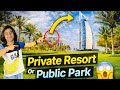 Dubai Public Park That Feels Like a Private Resort 😳 | Burj Al Arab View 🇦🇪