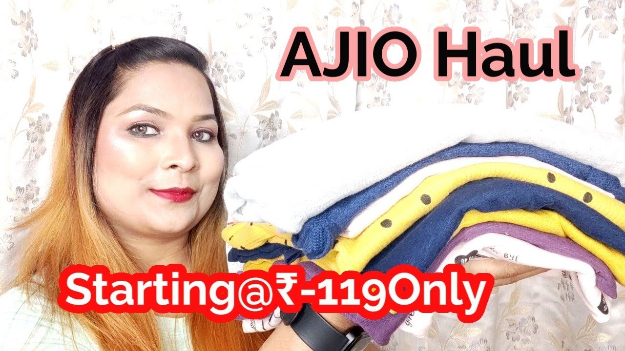 CHEAPEST EVER Ajio Sale up to 70OffAjio Women Tshirts, Tops & bottom