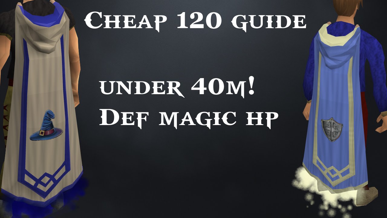 Runescape 3 120 Magic/Defence guide (under 20m) guide YouTube