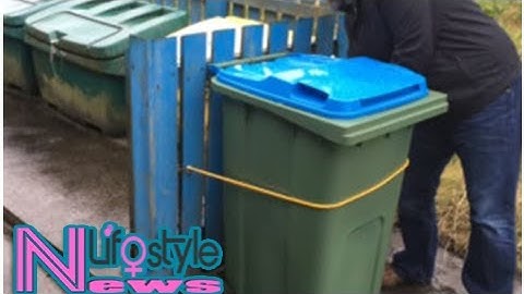 Gone with the wind? islanders are shown video on how to put out bins