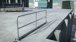 Anchor Base Install 3D  Hilmerson Safety Rail System™