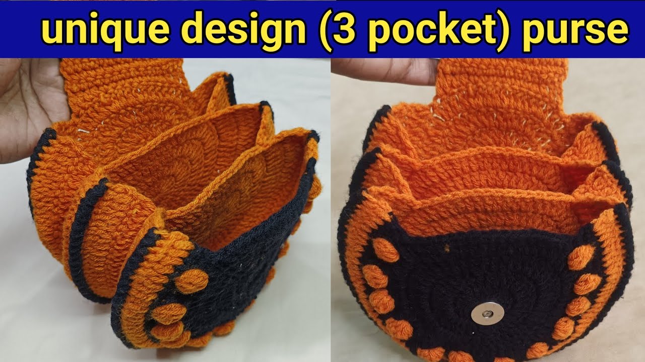crochet mini bag tuttorial/how to crochet purse/crochet bag/crochet coin purse
