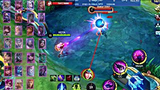 400% Inspire Attack Speed Experiment on All Mages | MLBB