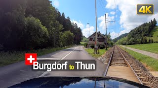 Road Trip in Switzerland | Driving from Burgdorf to Thun