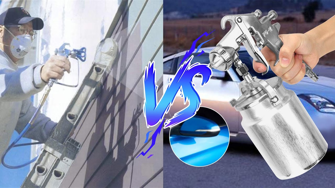 Airless vs Air Paint Sprayer 