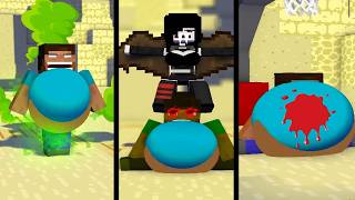 Minecrafts Dark JJ HELP Herobrine Escape From Stomach (Bones - Imagine Dragons) || Minecrafts Daifu