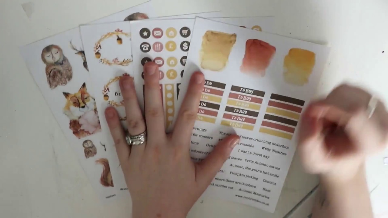 October 2017 Brimbles Sticker Club Unboxing