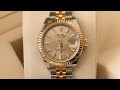 ساعة رولكس ديت جست الأصلية مقاس صغير 28 موديل 279173 