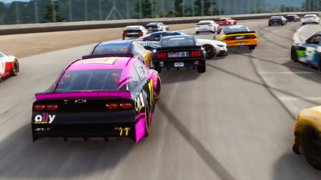 NO BRAKES ALLOWED IN NASCAR OPEN LOBBY... NASCAR Heat 5 Online YouTube