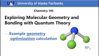 Chem 105. NF3 Geometry Optimizaton
