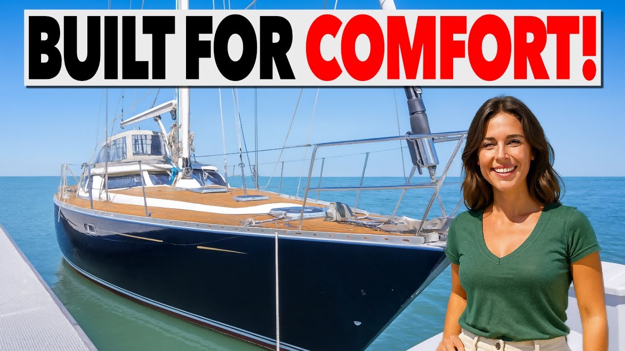 Built for Comfort!😮 10 Large Sailboats PERFECT for Men Over 60