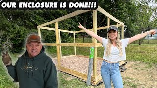 Family Builds Dream Garden Enclosure!!! Raised Beds Next?