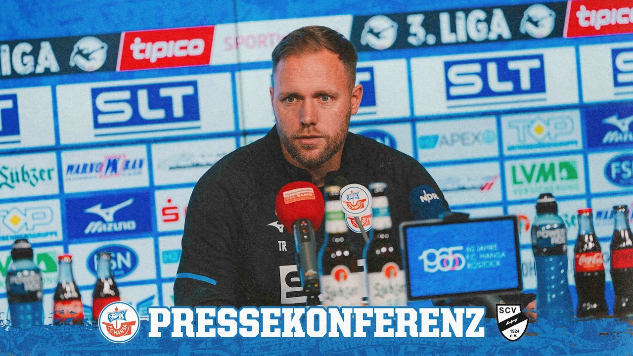 Die Pressekonferenz vor dem Auswärtsspiel beim SC Verl