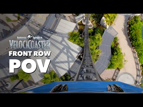 OFFICIAL JURASSIC WORLD VELOCICOASTER POV