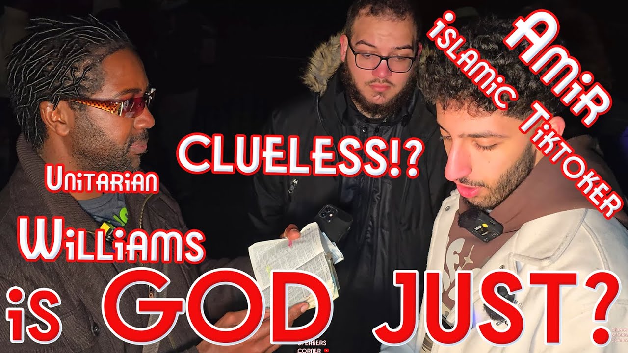 Is God REALLY Just? Williams vs TikTok Amir (Speakers’ Corner Reality Check) 25/01/2026