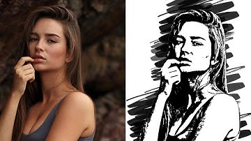 Marker Drawing Photoshop Action Tutorial