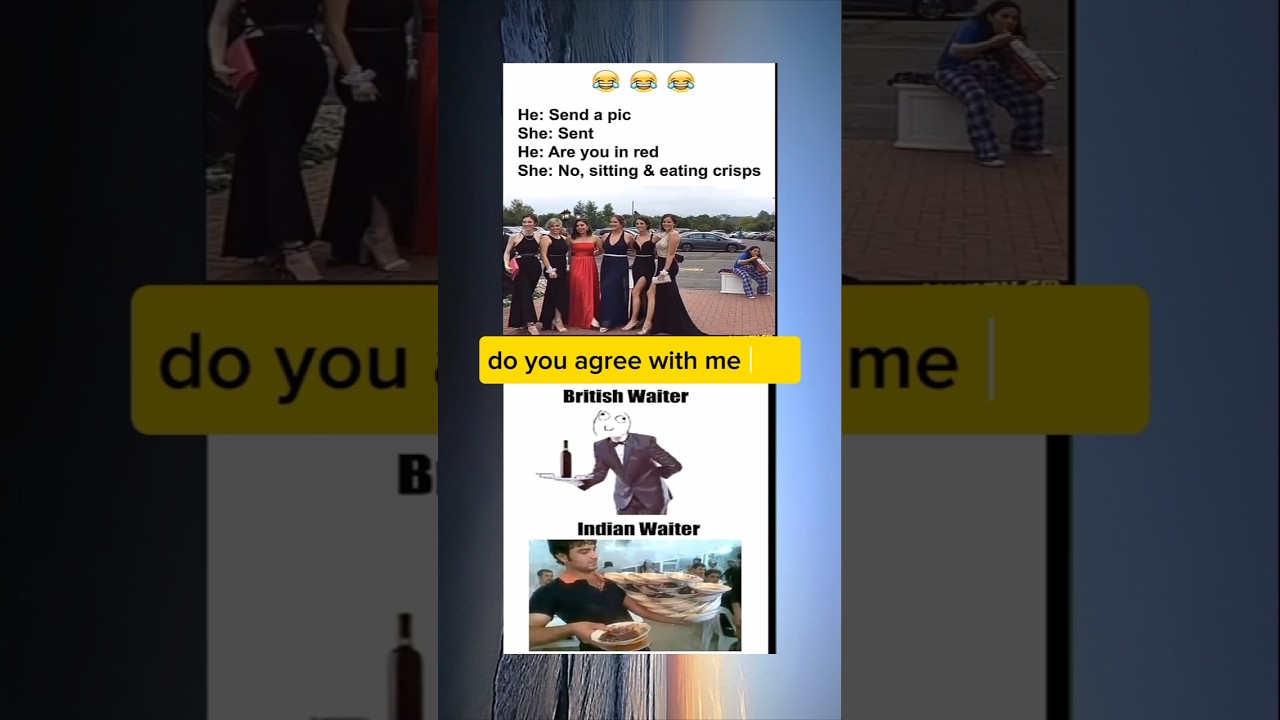 Indian waiter vs foreign waiter 🥵😂🤣