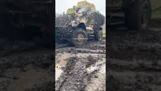 International M1224 MaxxPro MRAP Vs. mud