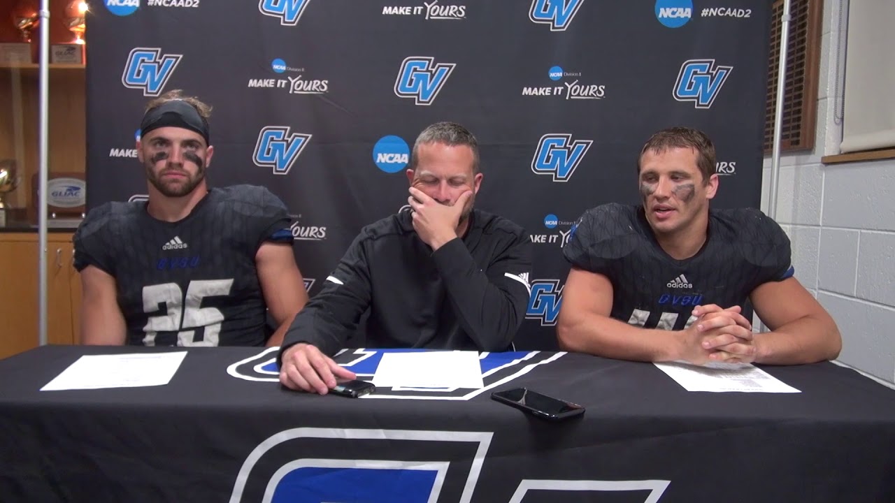 GVSU vs SVSU PostGame Press Conference YouTube