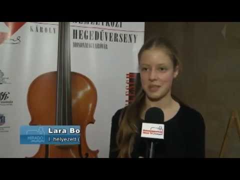 Carl Flesch Violin Competition News - Lara Boschkor 13 years - 1st Prize winner 2013 - Lara Bocskor