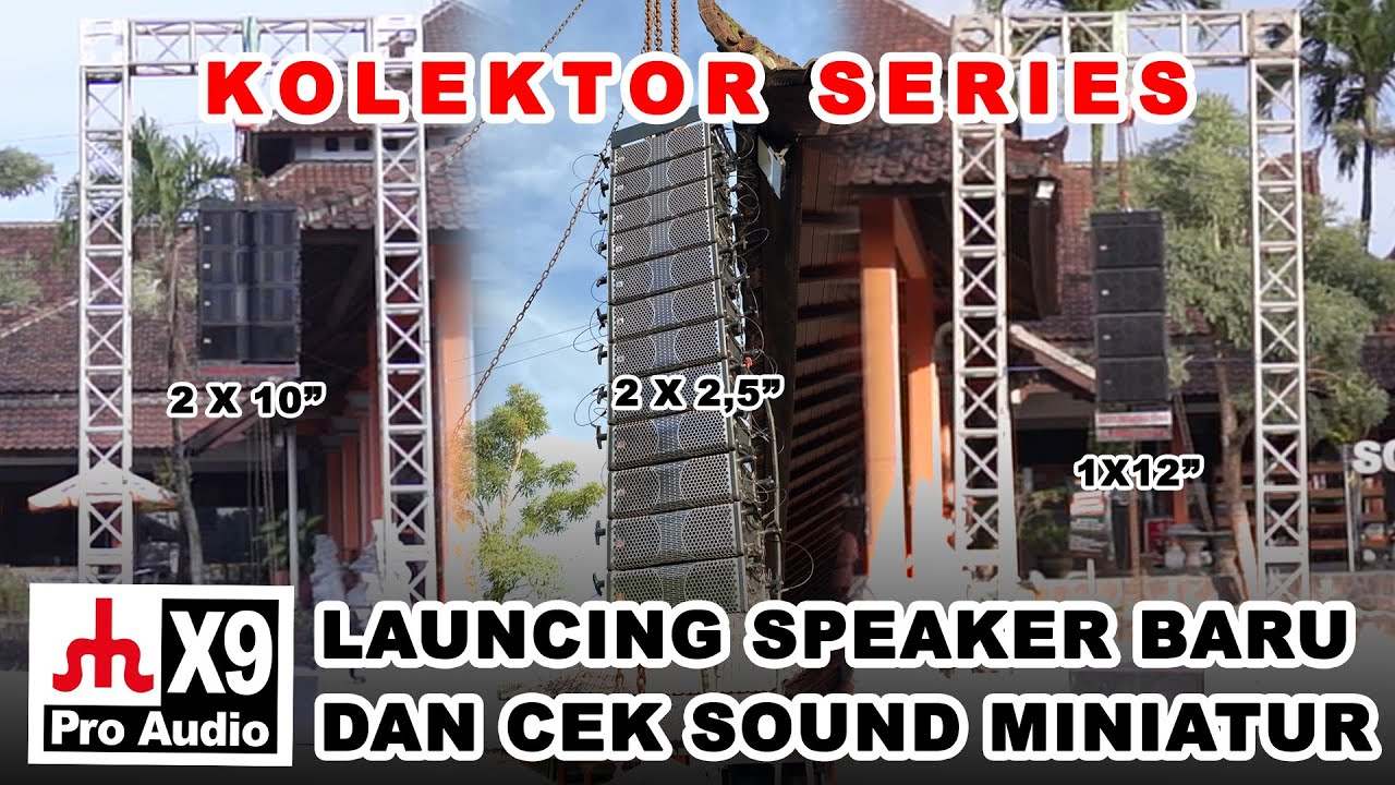 LAUNCING DAN DEMO SPEAKER TERBARU X9