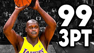 Shaq, But He Makes 1,736 Career 3 Pointers