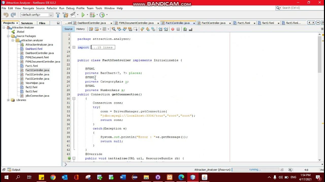 ATTRACTION ANALYZER (Java Code Over View- using NetBeans) - YouTube