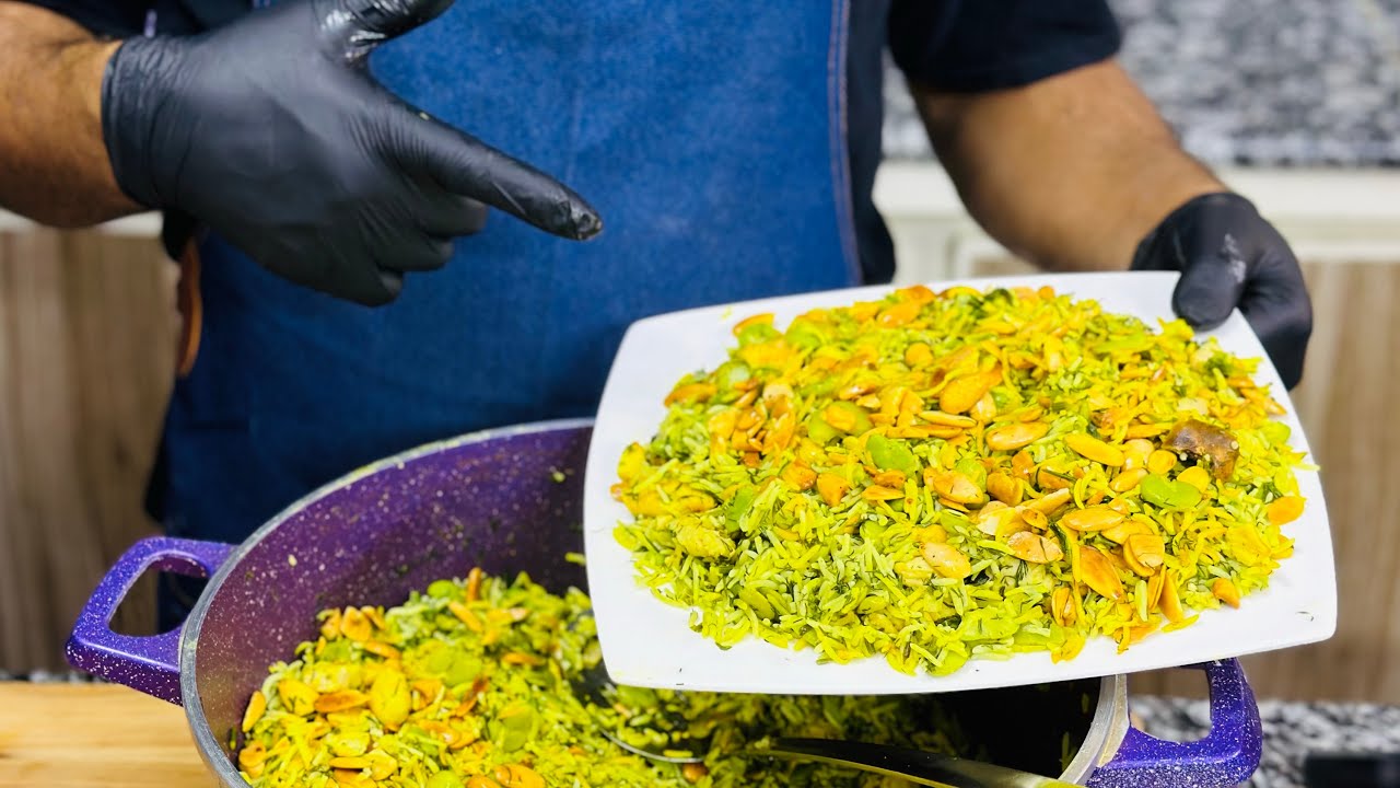 طريقة مطبك باقلاء وصدر الدجاج مع المكسرات المحدثه