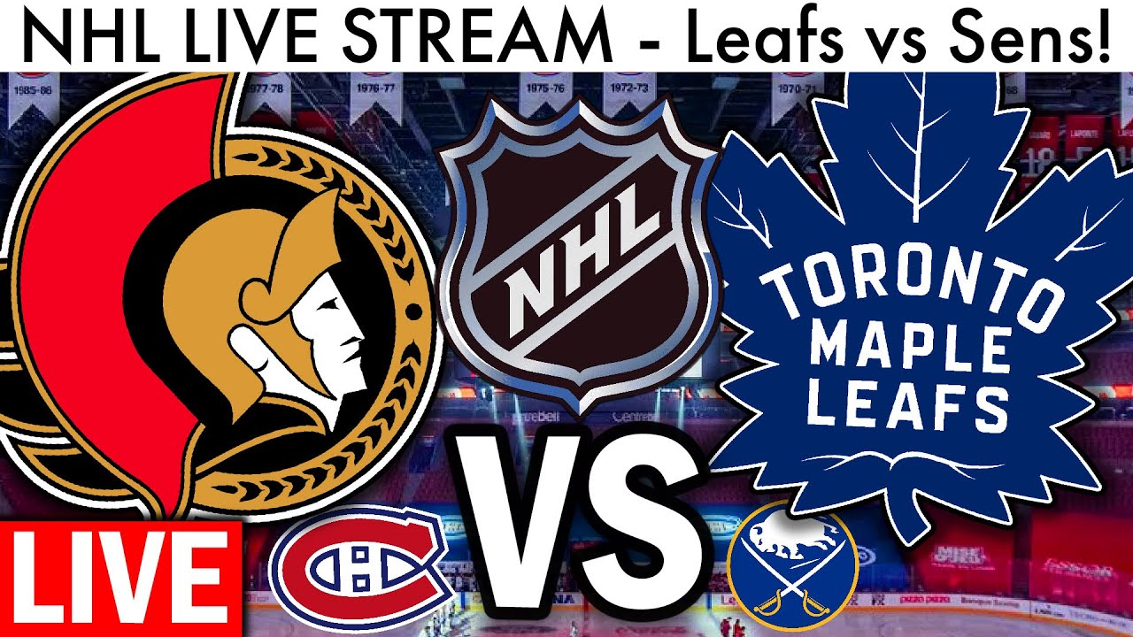 MAPLE LEAFS VS SENATORS LIVE STREAM! (NHL Toronto/Ottawa Live Game Play By Play and Trade Rumors)