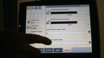 Case IH Tractors: How to setup APM sensitivity (Automatic Productivity Management)