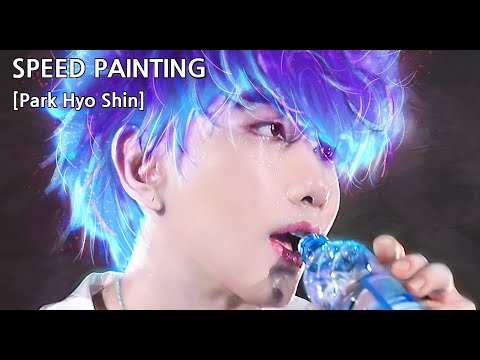 박효신 Park Hyo Shin-drawing-Youtube digital painting그리기