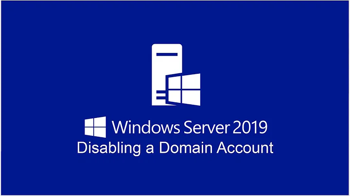 7- Disabling an active directory (domain) user account