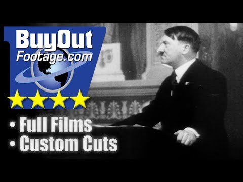 Ww2 Hitler And Goebbels Press Conference 1933 Stock Video
