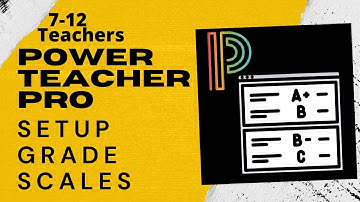 PowerTeacher Pro for Secondary Teachers How-to Setup Grade Scales