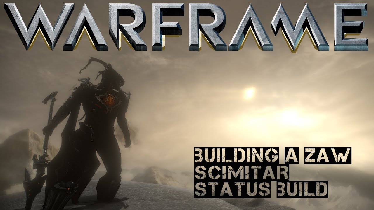 Warframe Building a Zaw Scimitar Infested Polearm Status Build YouTube