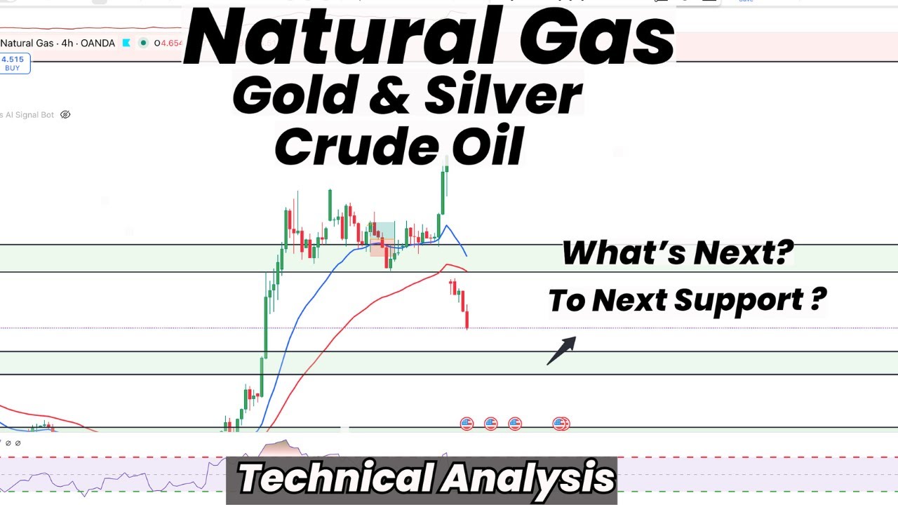 Natural Gas to Next Support ? | What's Next? | Gold | Silver | Crude ...