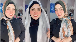 لفات الطرح المودال سهله وبسيطه?لفات طرح بسيطه من غير مانبين الرقبه?shortvideo beauty shorts