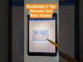 ⭐️ Goodnotes 6 Tip: Remove Text from Sticker | ✨ Digital Planning